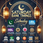 Saturday Bank Timing in Ramadan