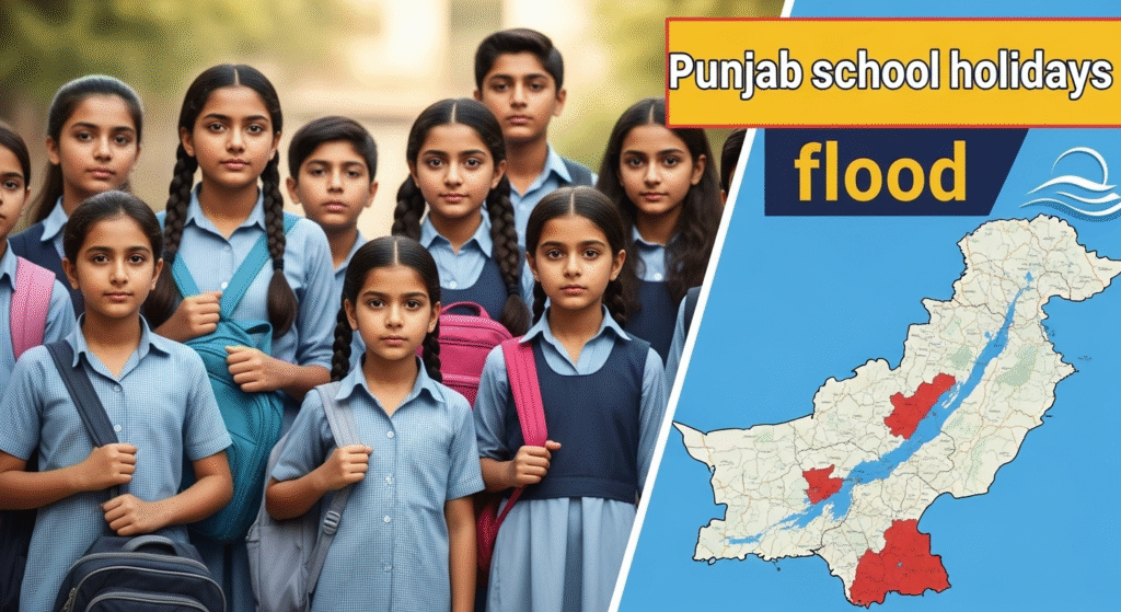 Punjab School Holidays & Closures Due to Flood Situation 2025