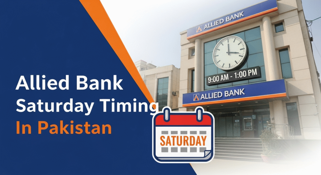 Allied bank Timing on Saturday in Pakistan