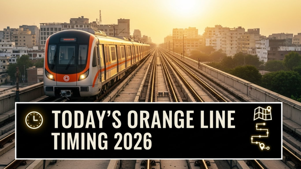 Orange Line Train Timing Today