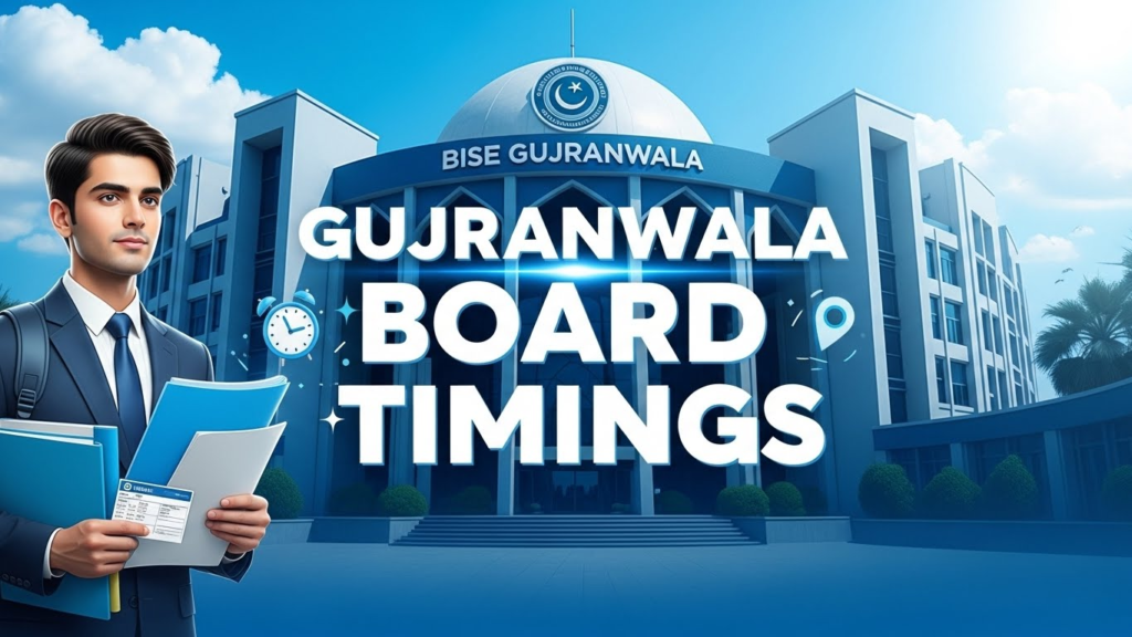 BISE Gujranwala Board Office Timing and Location