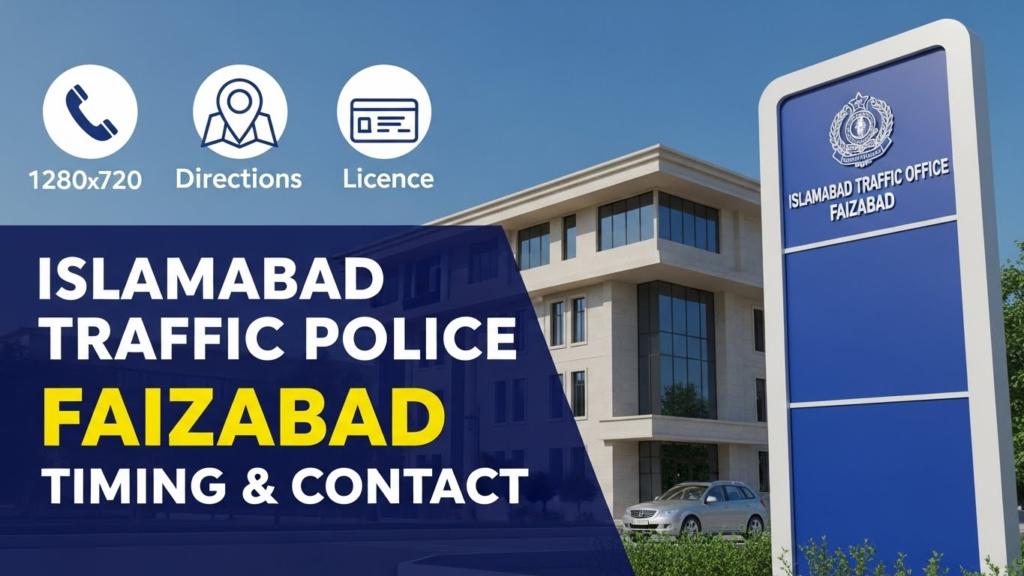 Islamabad Traffic Police Office Faizabad Timing