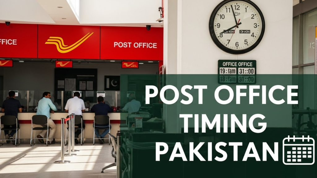 Post Office Timings in Pakistan