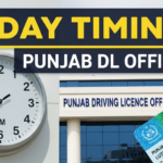 Driving Licence Office Timing in Punjab on Friday