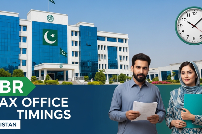 FBR Tax Office Timings and Schedule in Pakistan
