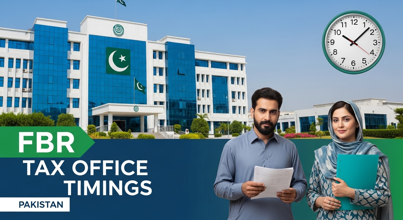 FBR Tax Office Timings and Schedule in Pakistan